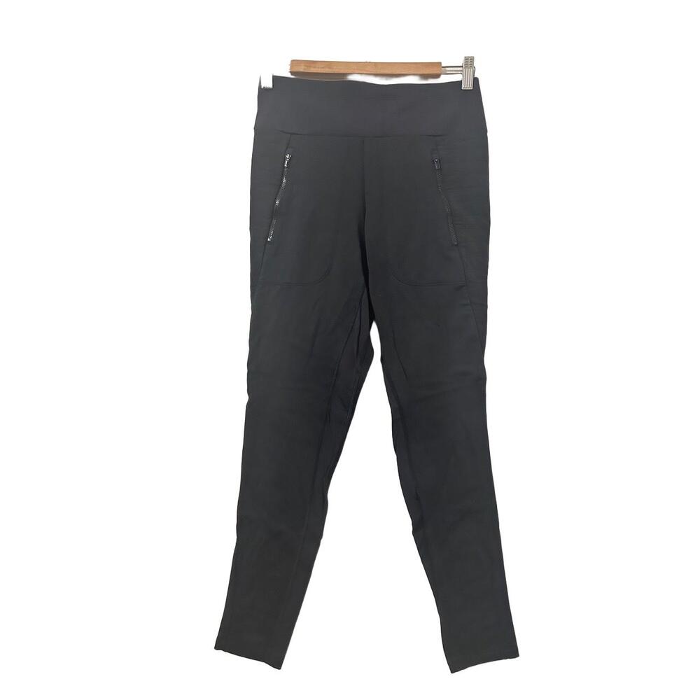 Athleta Peak Hybrid Fleece Tight Size Small Black Casual Slim Fit Legging Pocket